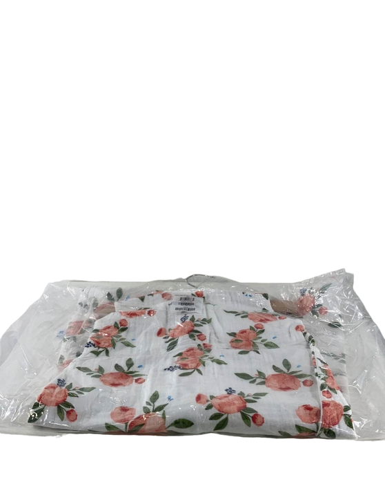 secondhand Little Unicorn Cotton Muslin Sleep Bag, Medium, Regular, Watercolor Roses