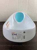 used Boon Soak 3-stage Bathtub, Blue/White