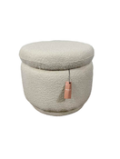 used Babyletto Enoki Storage Ottoman, Ivory Boucle