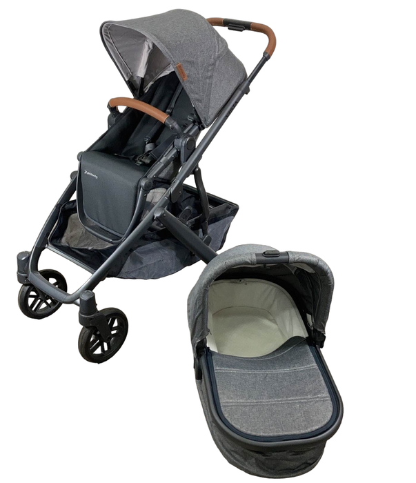 Shop UPPAbaby VISTA V2 Stroller, 2022, Greyson (Charcoal Melange) at Goodbuygears