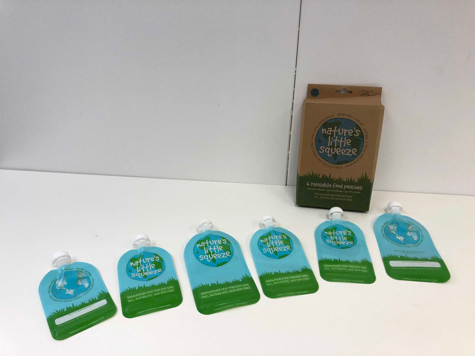 used Nature’s Little Squeeze Reusable Food Pouches