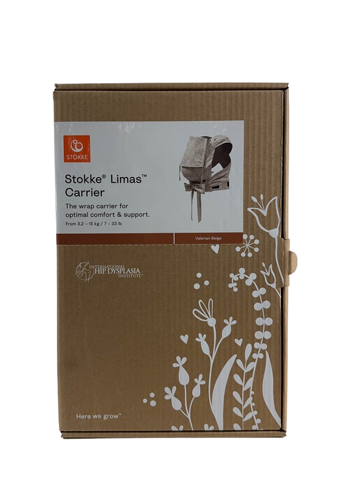 Shop Stokke Limas Carrier, Floral/Valerian Beige at Goodbuygears