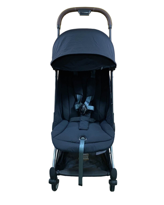 Shop Cybex Coya Stroller, 2023, Chrome, Sepia Black at Goodbuygears