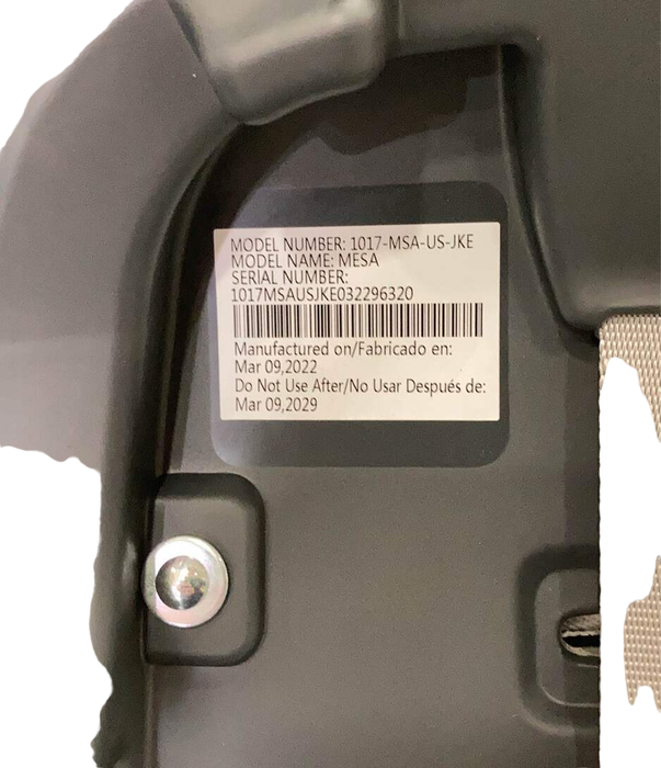 Shop UPPAbaby MESA Infant Car Seat, 2022, Jake (Black) at Goodbuygears