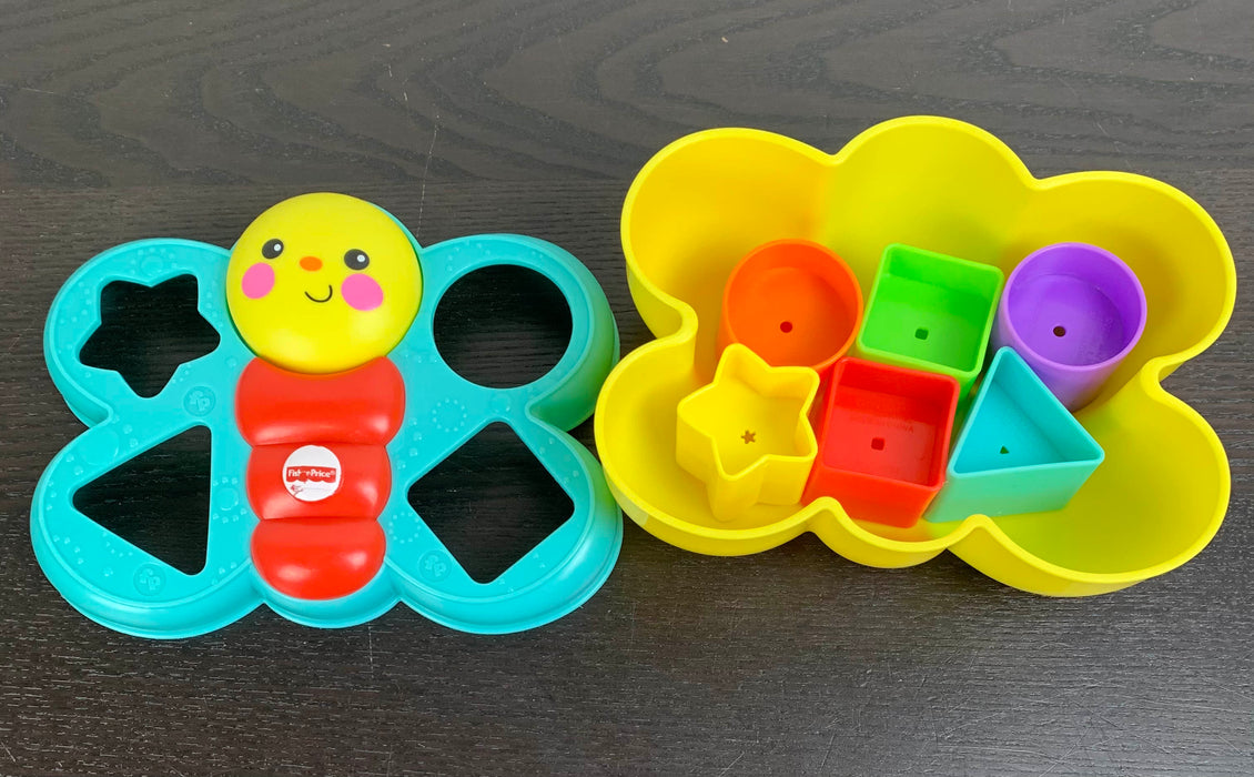 secondhand Fisher Price Butterfly Shape Sorter