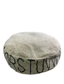 Shop Lorena Canals Pouf ABC Natural Black at Goodbuygears
