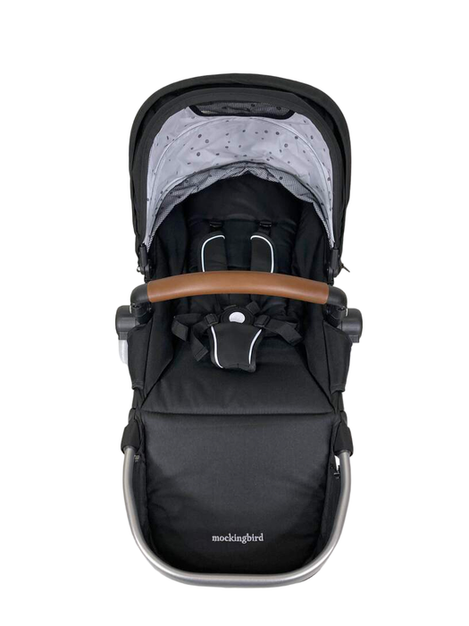 Shop Mockingbird 2nd Seat Kit 2.0, Silver with Penny Leather, Watercolor Drops, Black at Goodbuygears