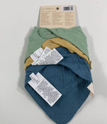 Shop Crane Baby Muslin 3 Piece Bib Set, Riverstone at Goodbuygears