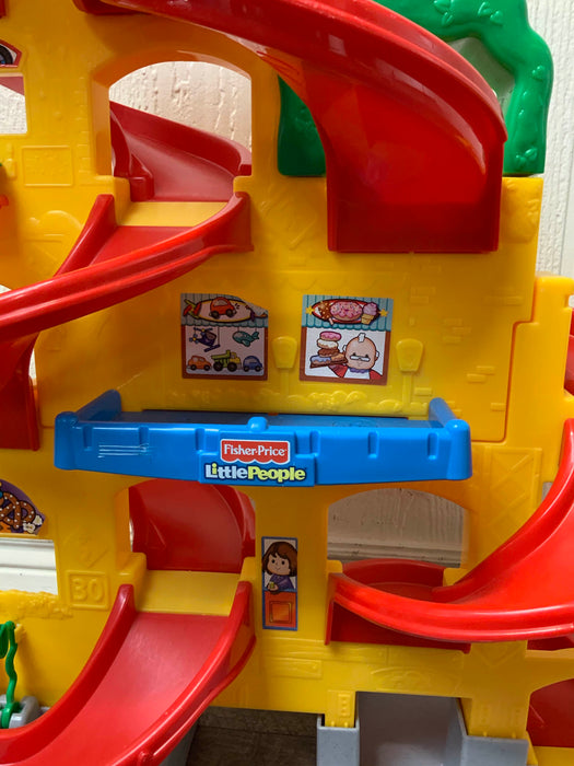 used Fisher Price Little People Wheelies Stand n Play Raceway