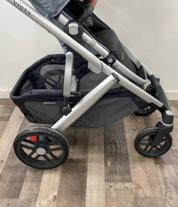 Shop UPPAbaby VISTA V2 Stroller, 2020, Gregory (Blue Melange) at Goodbuygears
