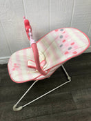 secondhand Fisher Price Baby Bouncer, Pink Butterfly