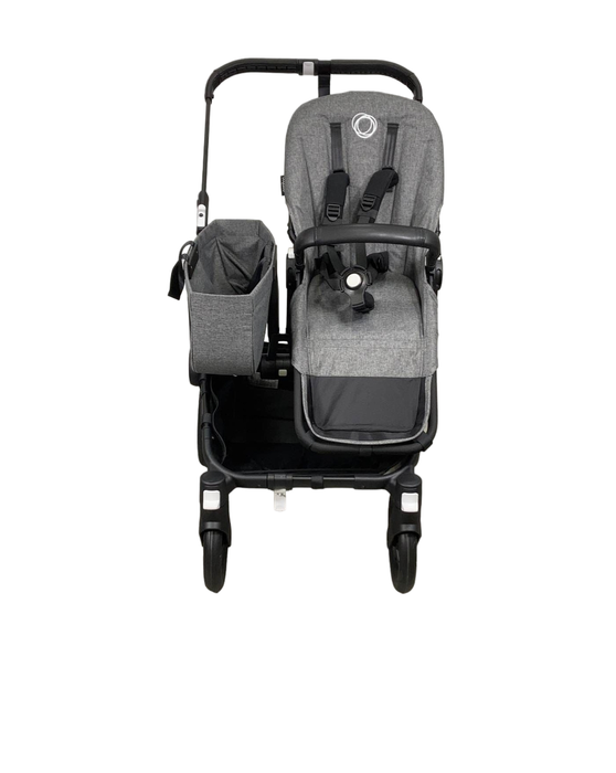 Shop Bugaboo Donkey 5 Mono Stroller, 2022, Black, Grey Melange, without Canopy at Goodbuygears