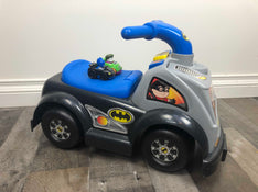 secondhand Fisher Price DC Friends Wheelies Batman Ride-On