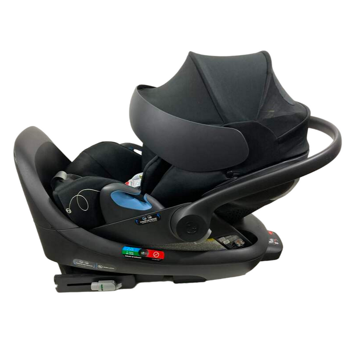 Shop Cybex Cloud G Lux with SensorSafe, 2023, Moon Black at Goodbuygears