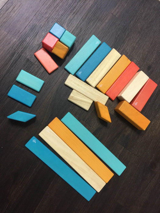 used Tegu Magnetic Wood Blocks