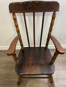 secondhand Child’s Wooden Rocking Chair