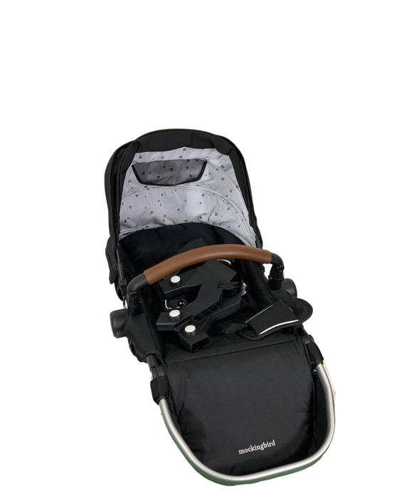Shop Mockingbird 2nd Seat Kit 2.0, Silver with Penny Leather, Watercolor Drops, Black at Goodbuygears