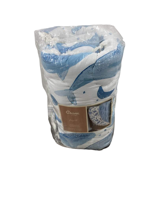 Shop Crane Baby Cotton Quilted Play Mat, Caspian (Whale) at Goodbuygears
