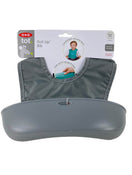 used OXO Tot Roll Up Bib, Gray