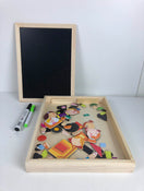 secondhand Lewo Wooden Double Sided Magnetic Easel
