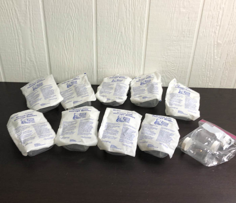 used Abbott CustomFeed Breastmilk Storage Bottles