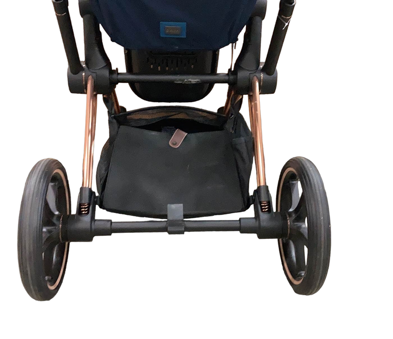 Shop Cybex PRIAM Stroller, Rosegold, Nautical Blue, 2022 at Goodbuygears