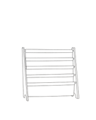 Shop 3 Sprouts Book Rack, Cream at Goodbuygears