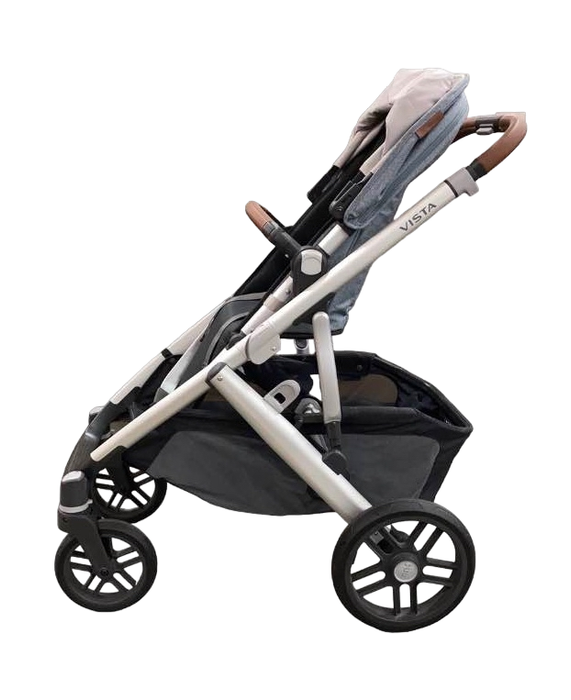 Shop UPPAbaby VISTA V2 Stroller, 2021, Gregory (Blue Melange) at Goodbuygears