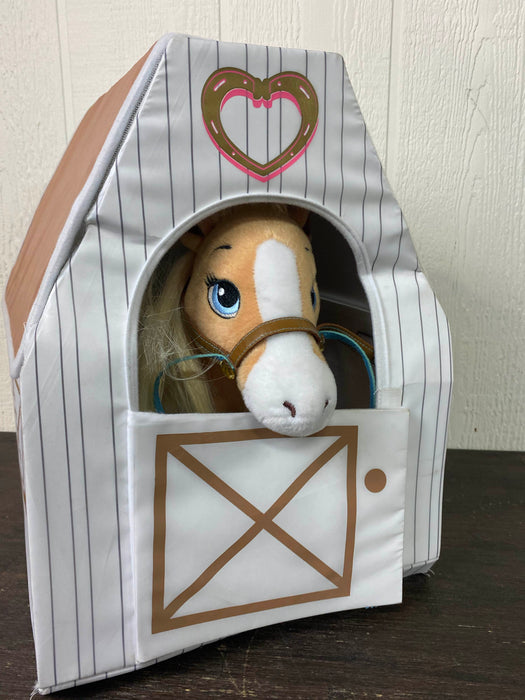 secondhand BUNDLE Build A Bear Clothing And Accessories, Horse and horse stable