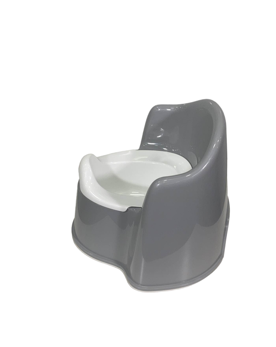secondhand BabyBjorn Potty Chair, Gray/White