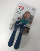 used OXO Tot Silicone Spoons, Navy