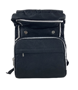 KeaBabies Explorer Diaper Backpack, Trendy Black