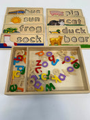used Melissa & Doug See & Spell Wooden Educational Board