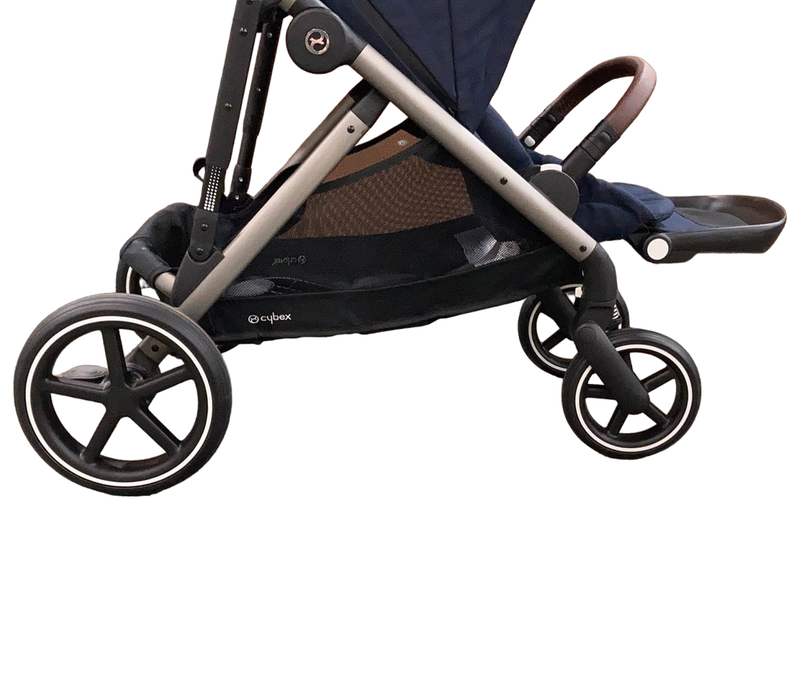 Shop Cybex Gazelle S Modular Stroller, 2022, Silver Frame, Navy Blue at Goodbuygears