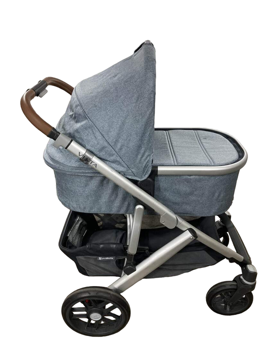 Shop UPPAbaby VISTA V2 Stroller, Bassinet and Frame Only, Gregory (Blue Melange), 2020 at Goodbuygears
