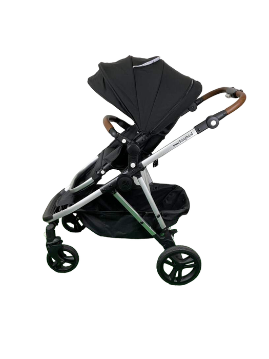 Shop Mockingbird Single to Double 2.0 Stroller, 2023, Silver with Penny Leather, Watercolor Drops, Black at Goodbuygears