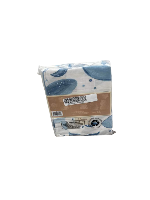Shop Crane Baby Crib Fitted Sheet, Caspian Whales at Goodbuygears