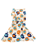 used Sleeping Baby Zippy Swaddle, S/M Blue & Orange Elephants