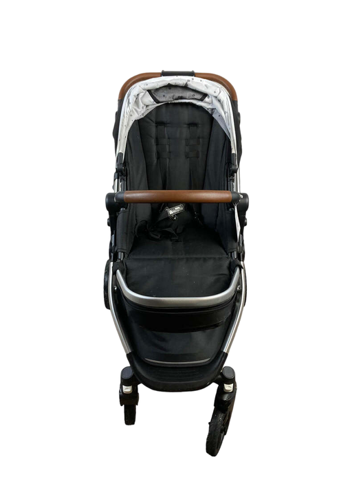 Shop Mockingbird Single Stroller, 2021, Black, Watercolor Drops, Silver With Penny Leather at Goodbuygears