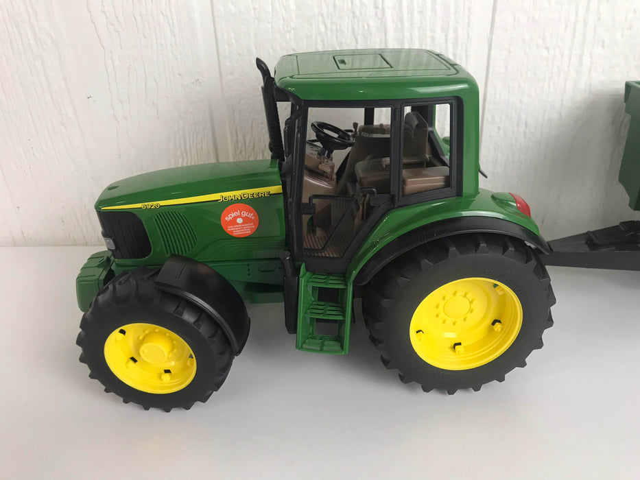 secondhand Bruder John Deere Tractor With Tipping Trailer