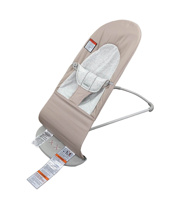 Shop BabyBjorn Bouncer Balance Soft, Light Gray Frame, Beige/Gray at Goodbuygears