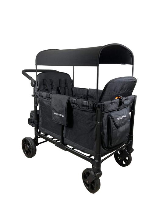 Shop Wonderfold W4 Elite Stroller Wagon, 2023, Volcanic Black at Goodbuygears