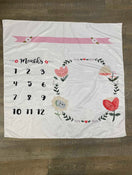 secondhand Milestone Blanket