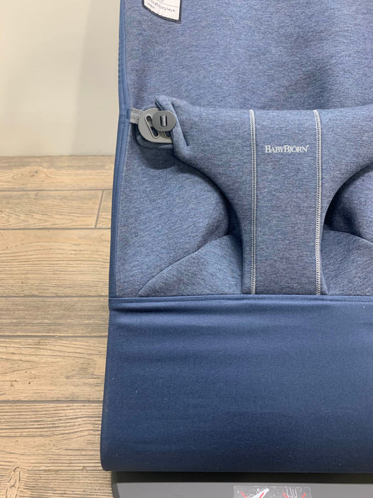 Shop BabyBjorn Bouncer Bliss, Dove Blue, 3D Jersey at Goodbuygears
