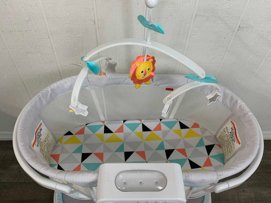 secondhand Fisher Price Soothing Motions Bassinet