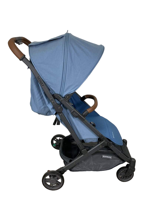 Shop UPPAbaby MINU V2 Stroller, 2022, Charlotte (Coastal Blue) at Goodbuygears
