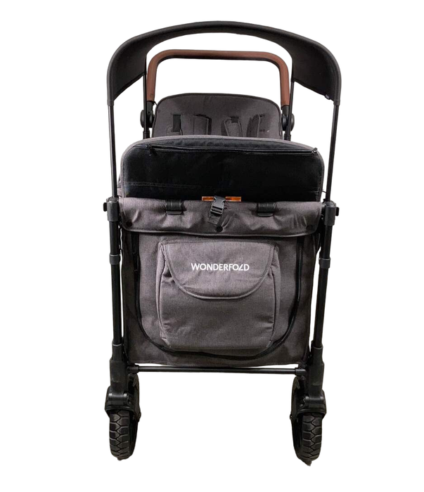 Shop Wonderfold W4 Luxe Quad Stroller Wagon, 2023, Charcoal Grey with Black Frame at Goodbuygears