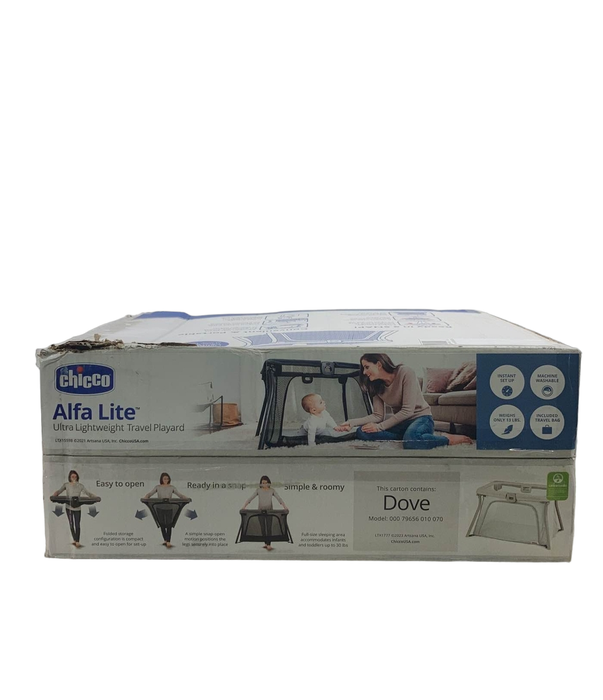 Shop Chicco Alfa Lite Lightweight Travel Playard, Dove at Goodbuygears