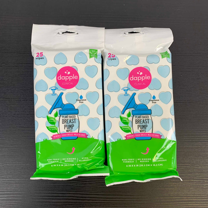 used Dapple Baby Plant Based Breast Pump Cleaner Wipes