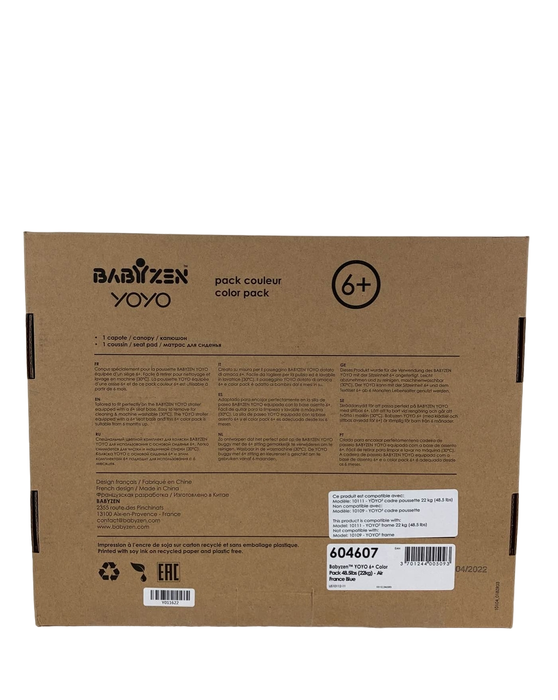 Shop Babyzen YOYO+ 6+ Color Pack, Air France Blue at Goodbuygears